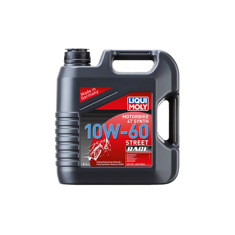 Motorolie LIQUI MOLY Motorbike 4T Synth 10W60 Street Race 4L