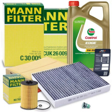 Servicepakke MANN, Audi A3 Q3, Seat, Skoda, VW Golf 7 Touran 1.6 2.0 TDI